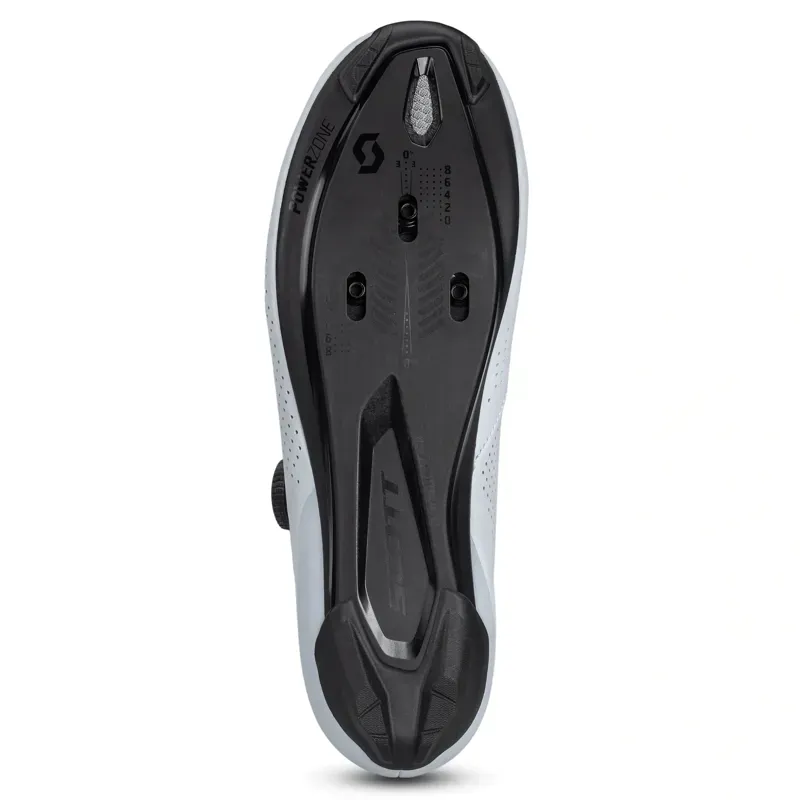 Scott Women's Road Team Boa Shoes in White/Black-5