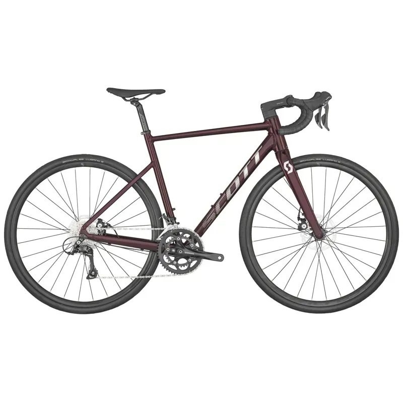 Scott Speedster 30 Road Bike In Red Tint Raw Alloy