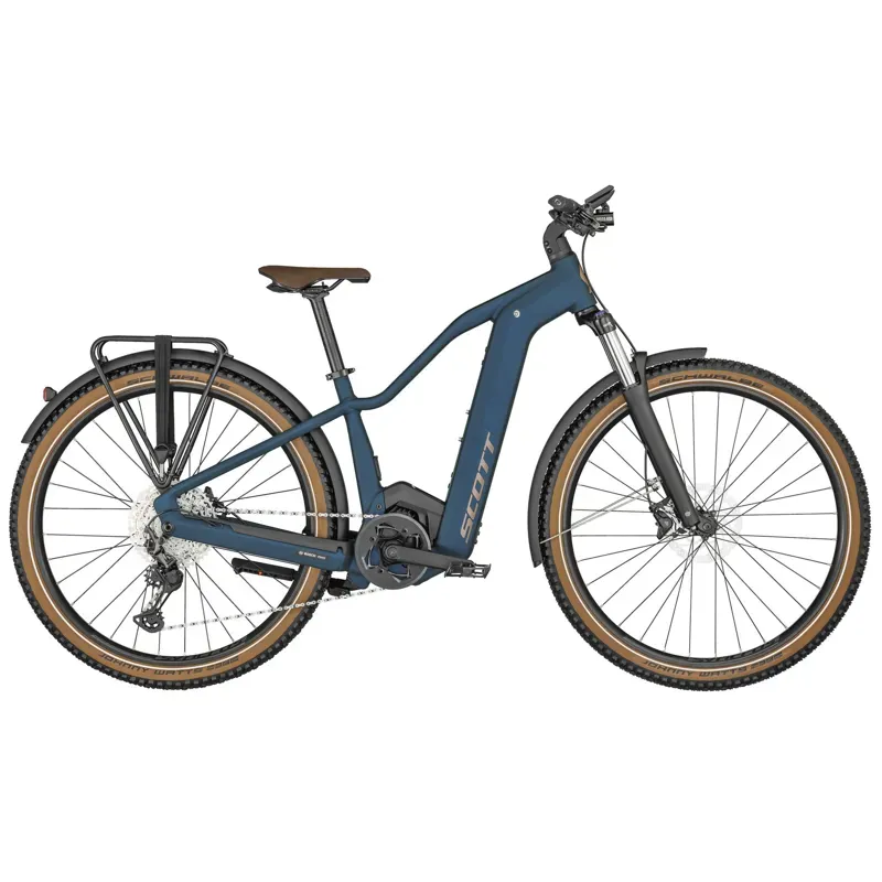Scott Axis eRIDE 20 Women's Electric Hybrid Bike in Blue