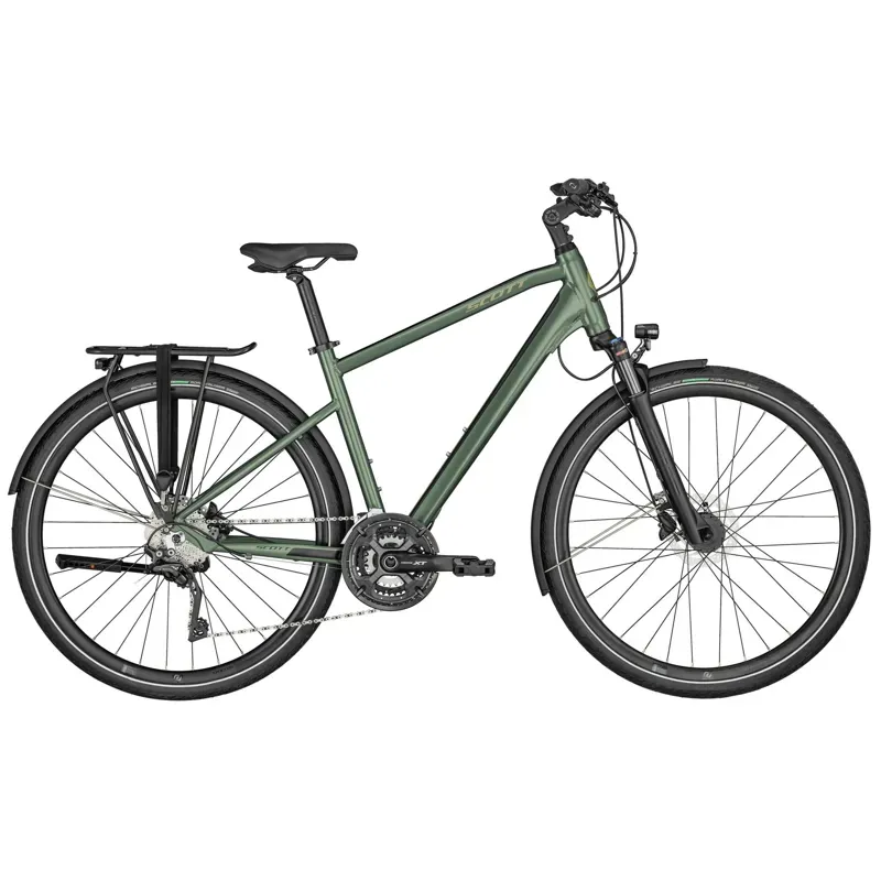 Scott Sub Sport 10 Hybrid Bike in Green