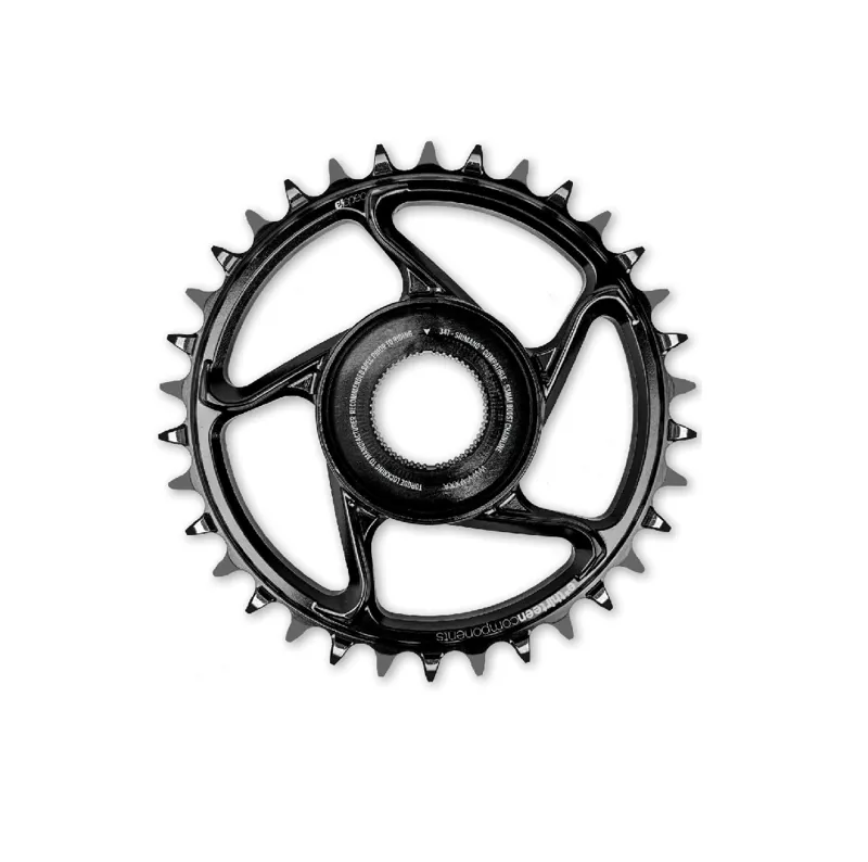 EThirteen Bosch CX Direct Mount 38-tooth Aluminium Chainring in Black