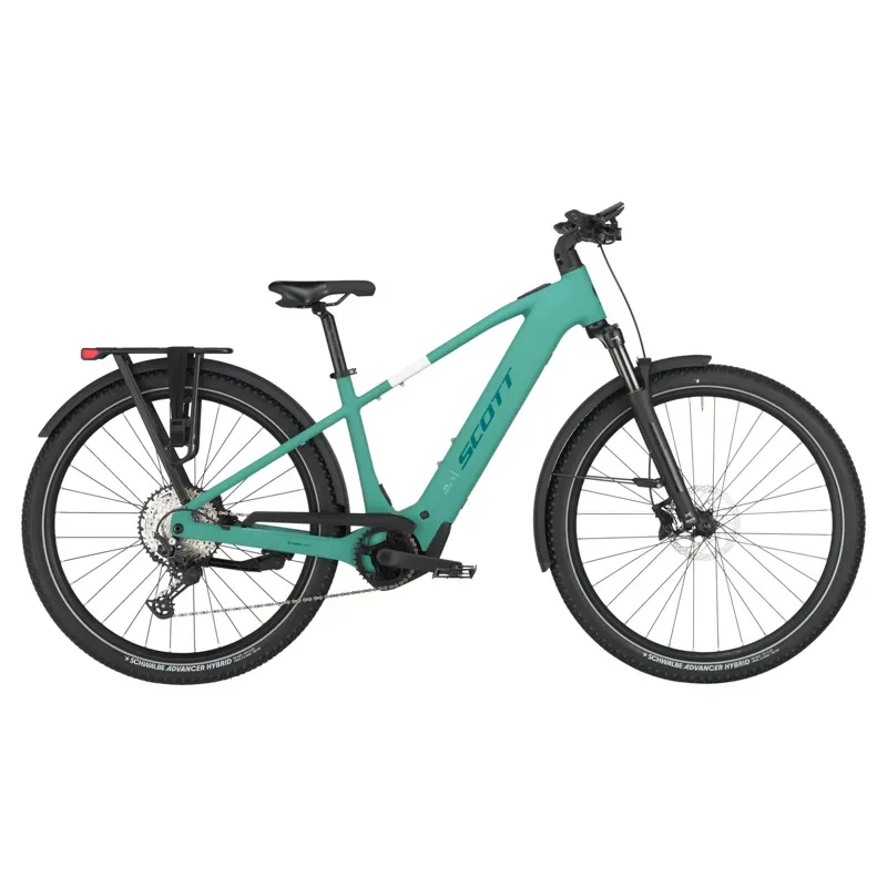 Scott Axis 20 E-Hybrid Bike In Aventurine Green