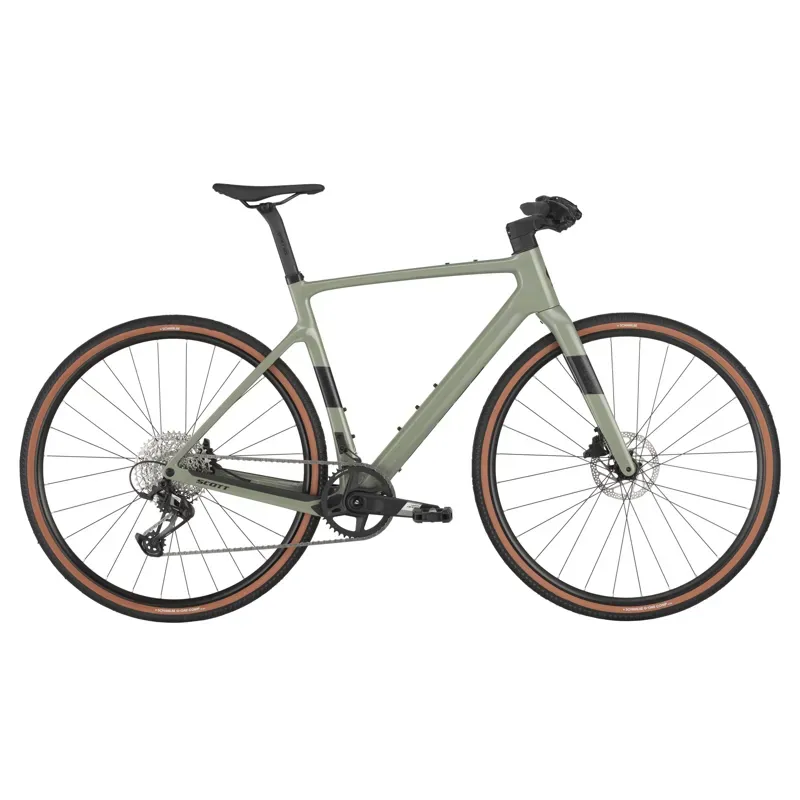 Scott Metrix 10 Endurance Road Bike In Undergrowth Green