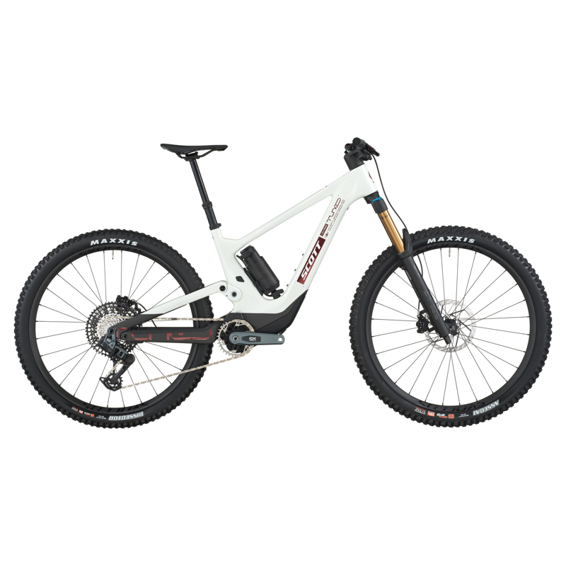 Scott Voltage 900 Tuned eMountain Bike in Carbon Black/Pastel White
