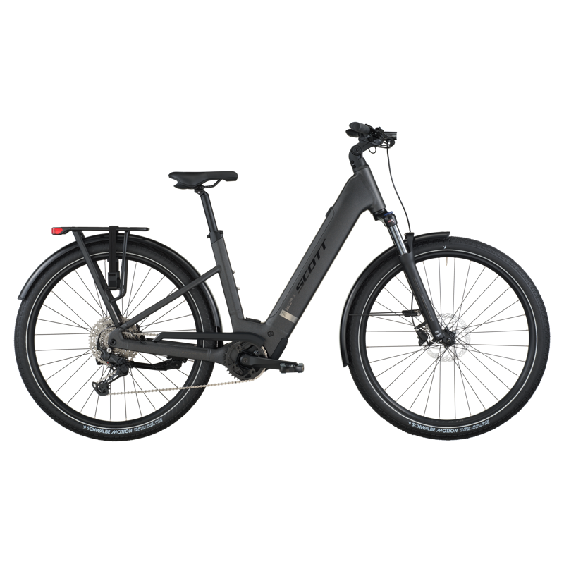 Scott Sub Sport 10 Wave eHybrid Bike in Midnight Grey