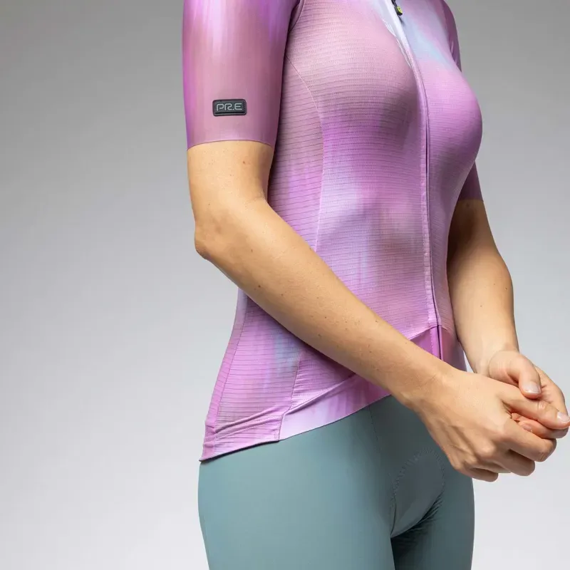 Ale Clothing Argon PR-E Womens Short Sleeved Jersey in Pink-4