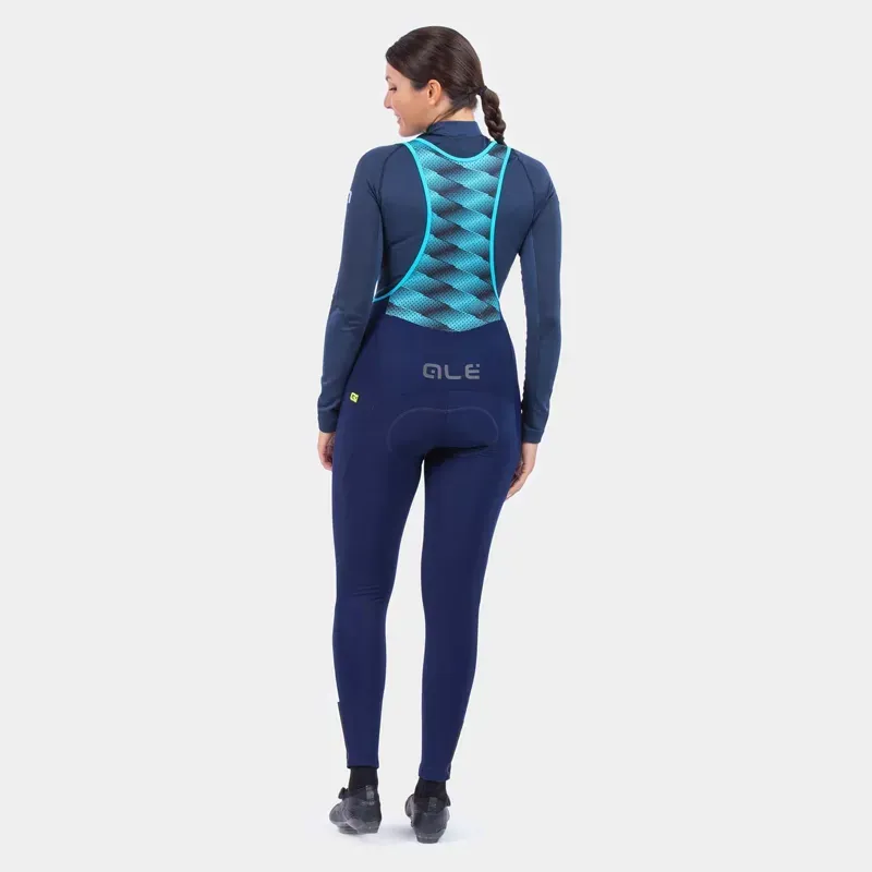 Ale Clothing K-Atmo 2.0 Klimatik Womens Bibtights in Navy-1