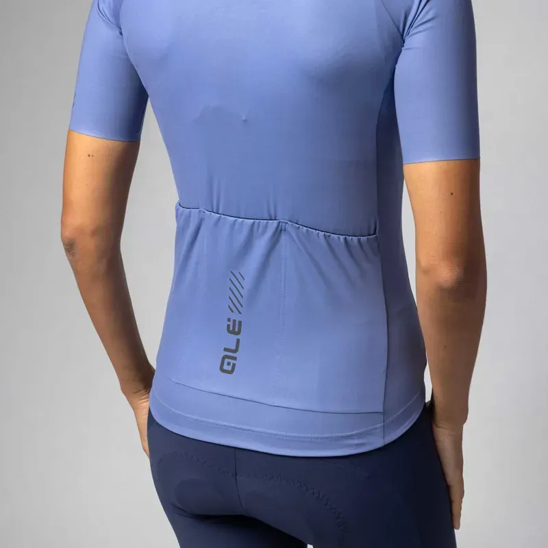 Ale Colour Block 2.0 Pragma Womens S/S Jersey in Blue-3