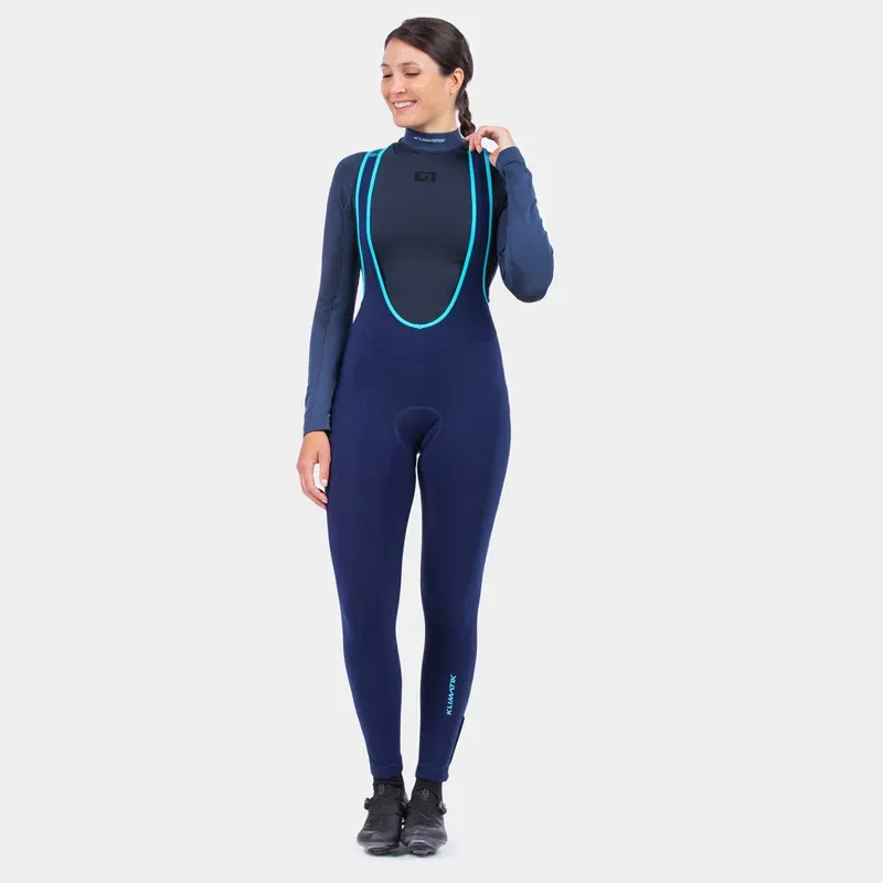 Ale Clothing K-Atmo 2.0 Klimatik Womens Bibtights in Navy