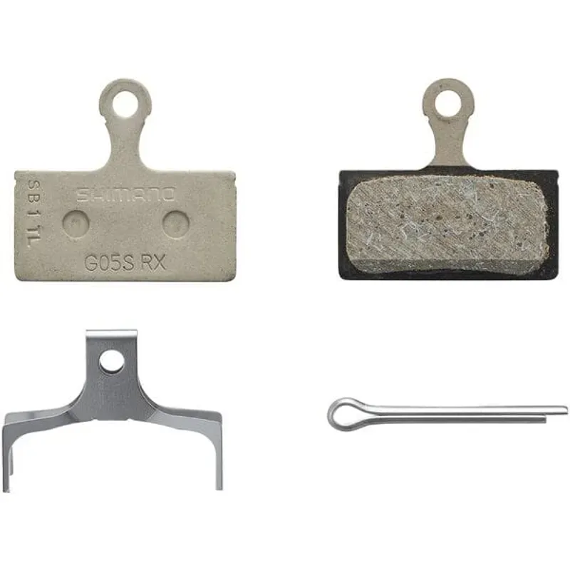 Shimano Spares G05S Resin Pad and Spring Steel Back in Black