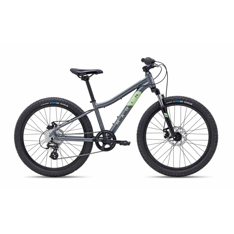 Marin Bayview Trail 24in Kids Mountain Bike in Grey/Mint