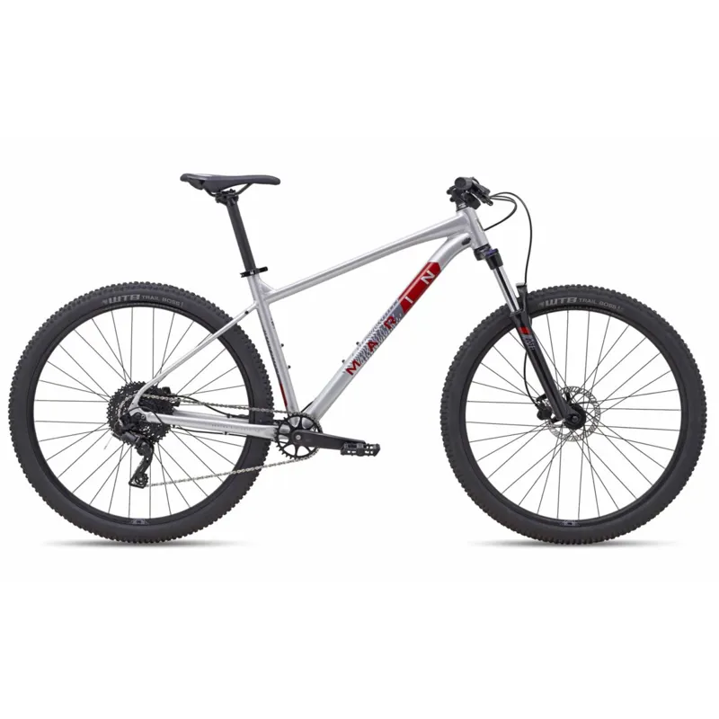 Marin Bobcat Trail 4 27.5in Mountain Bike in Gloss Silver/Red/Grey