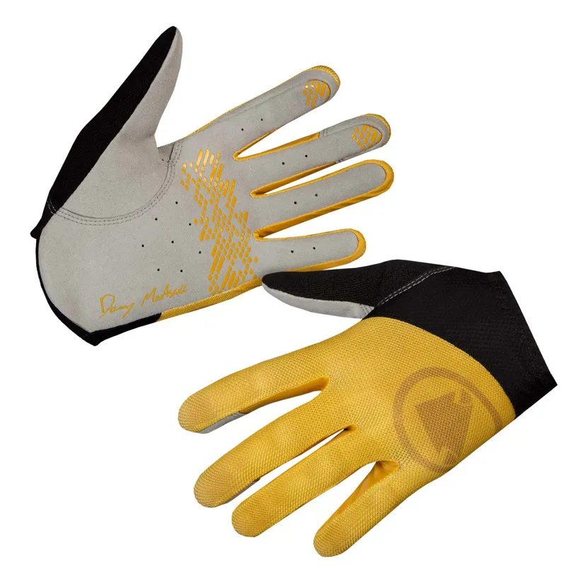 Endura Hummvee Lite Icon Gloves in Yellow