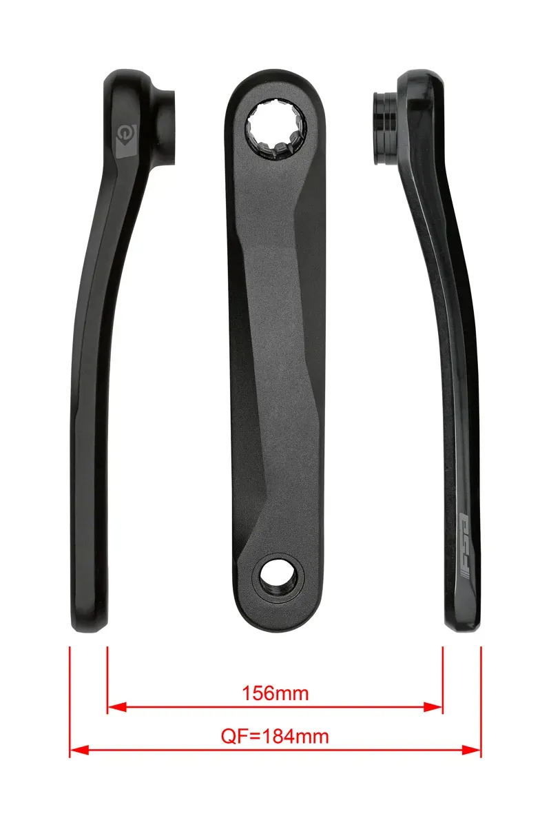 FSA CK-745/IS Bosch G4 eBike Crank Arm Set in Black