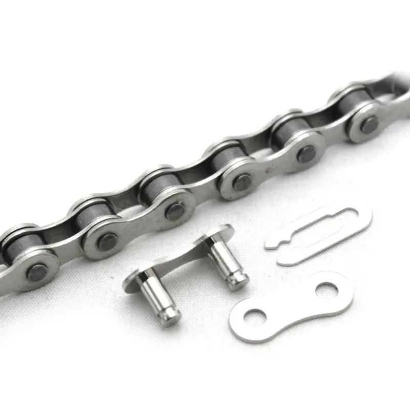 Clarks Single Speed Anti-Rust Chain w/Spring Clip in Silver
