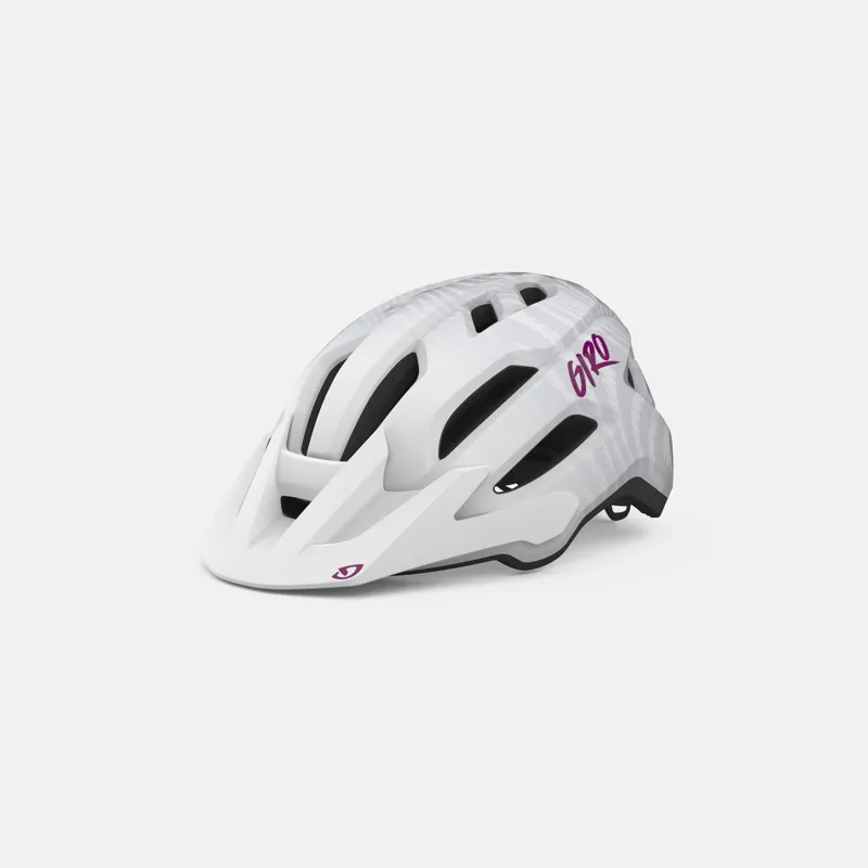 Giro Fixture II Youth Helmet in Matte White/Pink Ripple