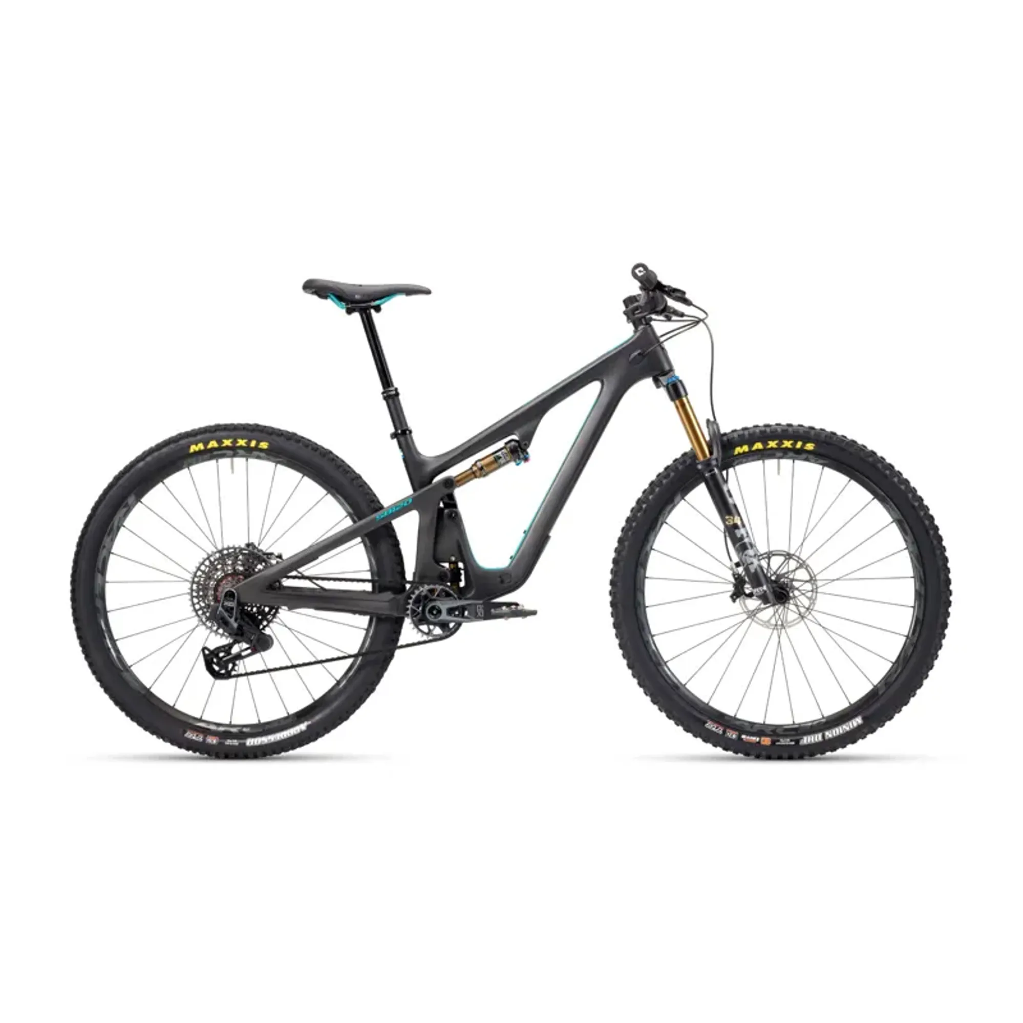 Yeti Cycles SB120 T-Series T3 X0 Mountain Bike in Raw/Turquoise
