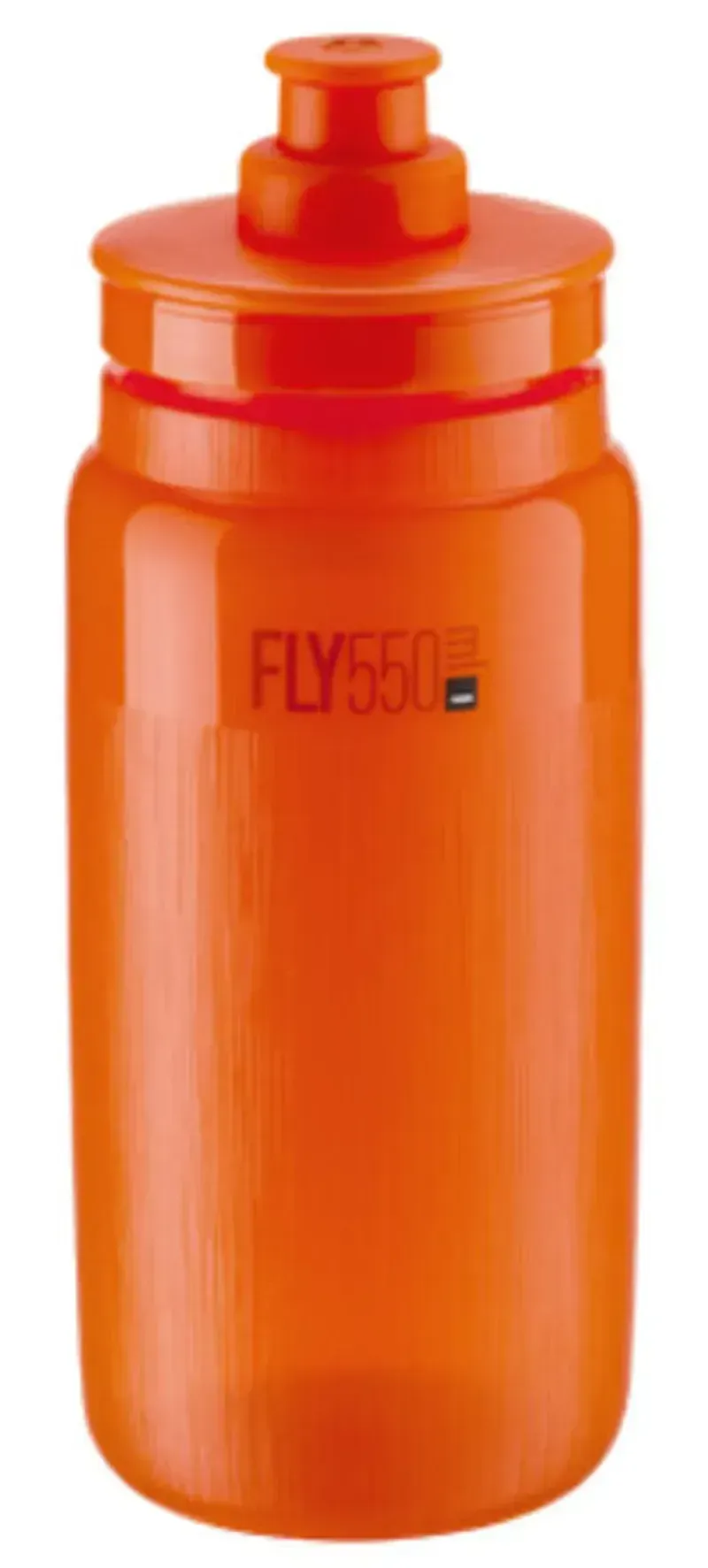 Elite Fly H2O Bottle Textured 550ml in Clear Orange