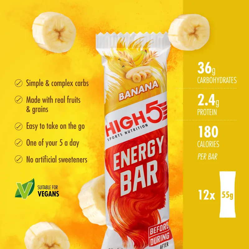 High5 15x Energy Bars in White-1