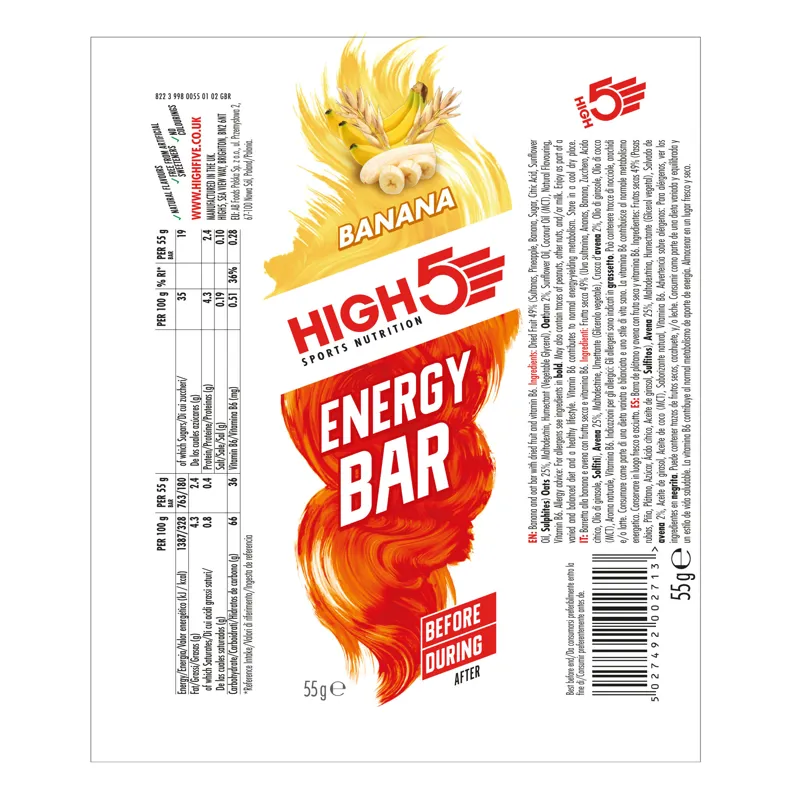 High5 15x Energy Bars in White-5