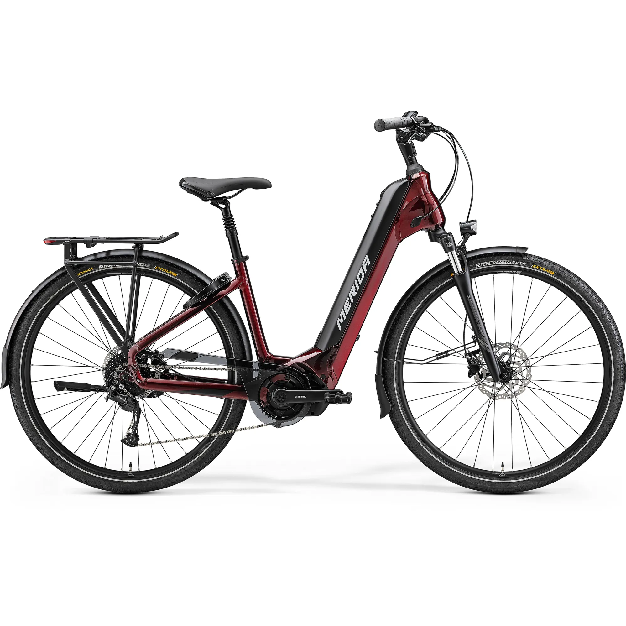 2022 Merida eSpresso City 400 EQ MY22 Electric Bike in Red