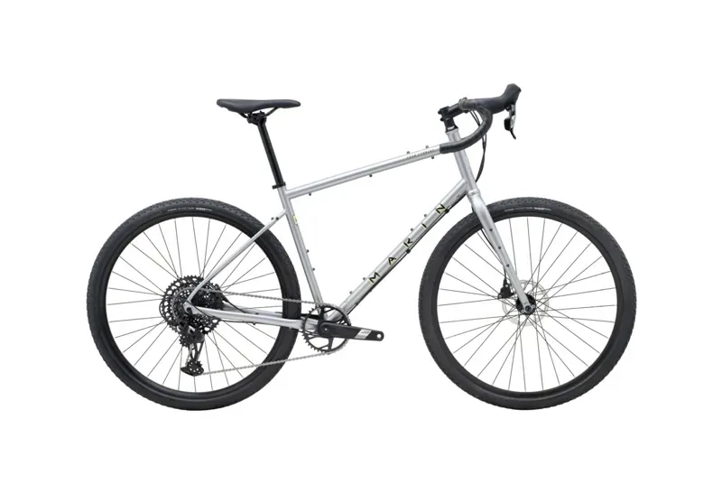 Marin Four Corners Road Bike In Gloss Ti Grey/Yellow/Black