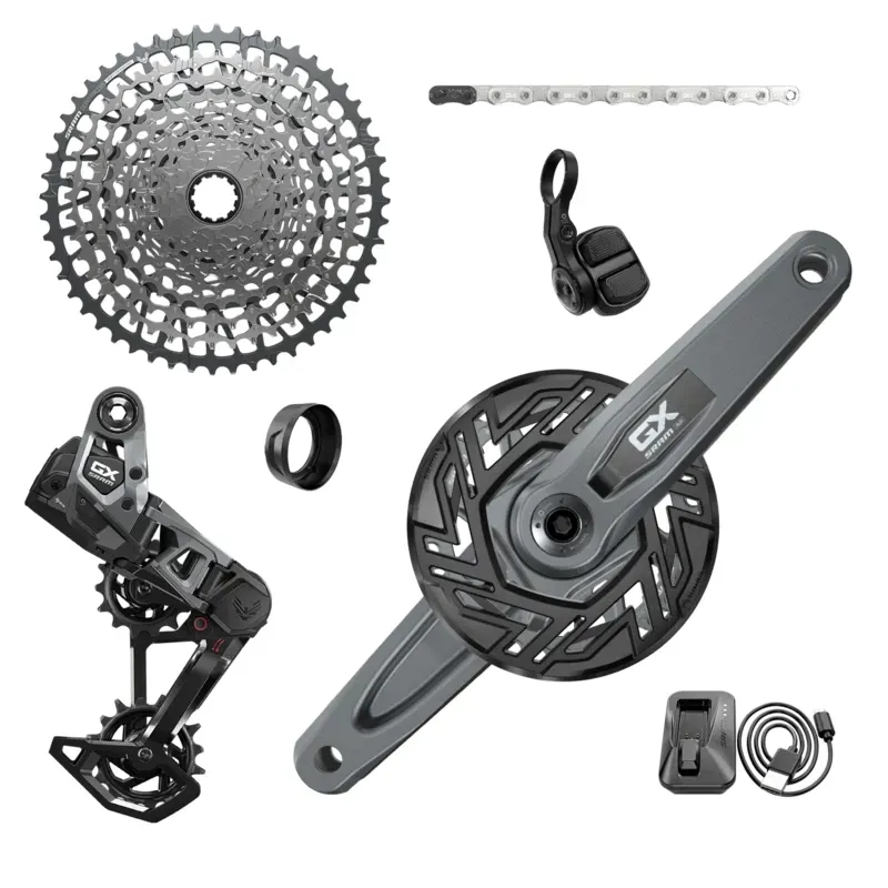 Shimano GS GX Eagle 104-bcd E-MTB Transmission Groupset in Grey