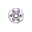 Hope Floating Disc Brake 180mm 6-Bolt Rotor in Purple