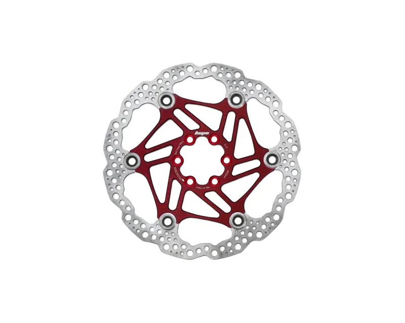 Hope Floating Disc Brake 180mm 6-Bolt Rotor in Red