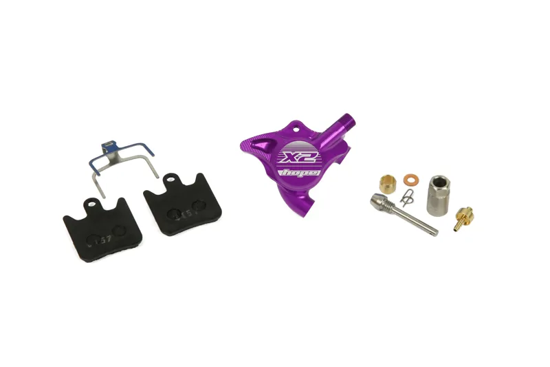 Hope X2 FM Complete Disc Brake Caliper in Purple