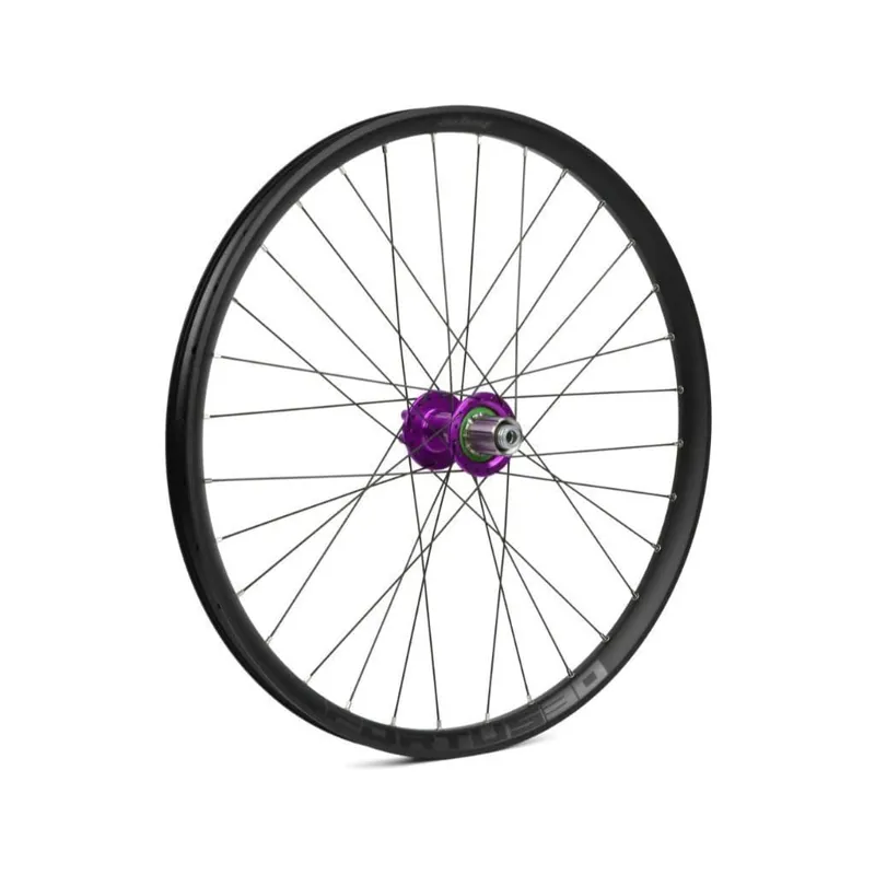 Hope Fortus Pro 4 Downhill 26-inch 30W 135mm Rear Wheel in Purple 