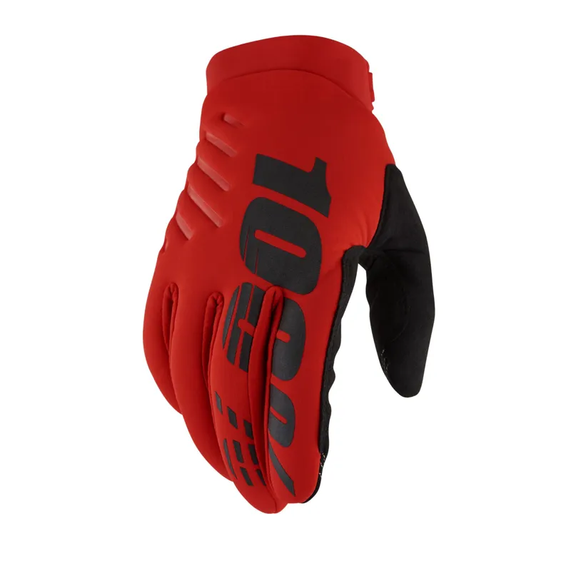 100% Brisker Cold Weather Glove Red