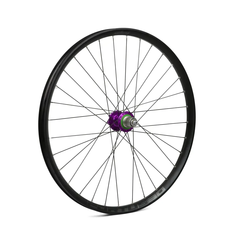 Hope Fortus 30W Pro 4 27.5 Front Wheel in Purple