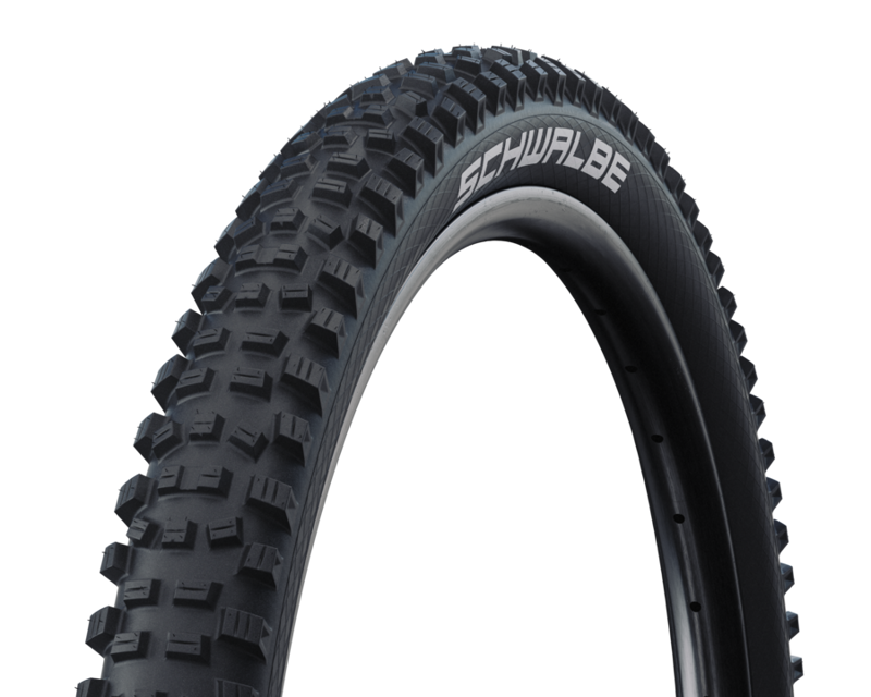 Schwalbe Hans Dampf Super Trail Soft Classic-Skin Tyre in Black