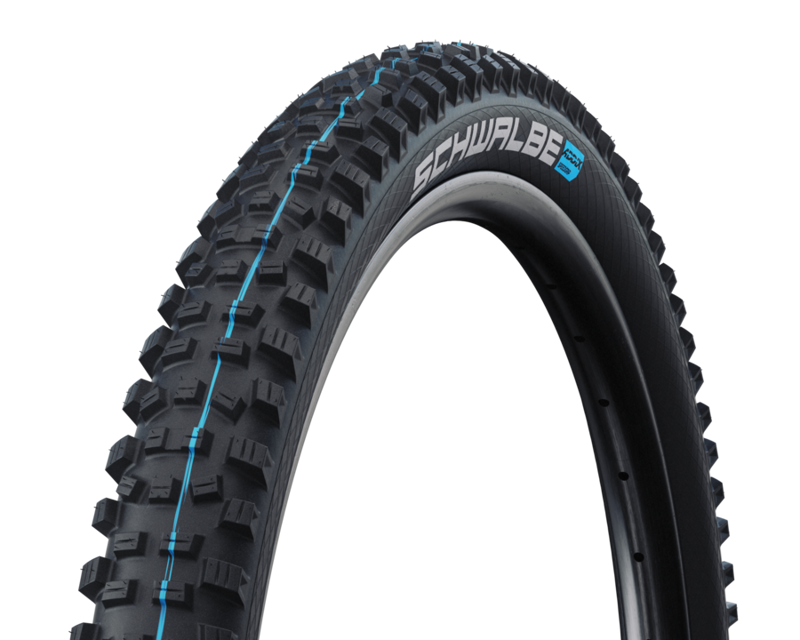 Schwalbe Hans Dampf Super Trail Soft Classic-Skin Tyre in Black-1