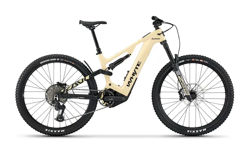 Whyte Kado Electric Mountain Bike in Dune Tan Yellow / Black