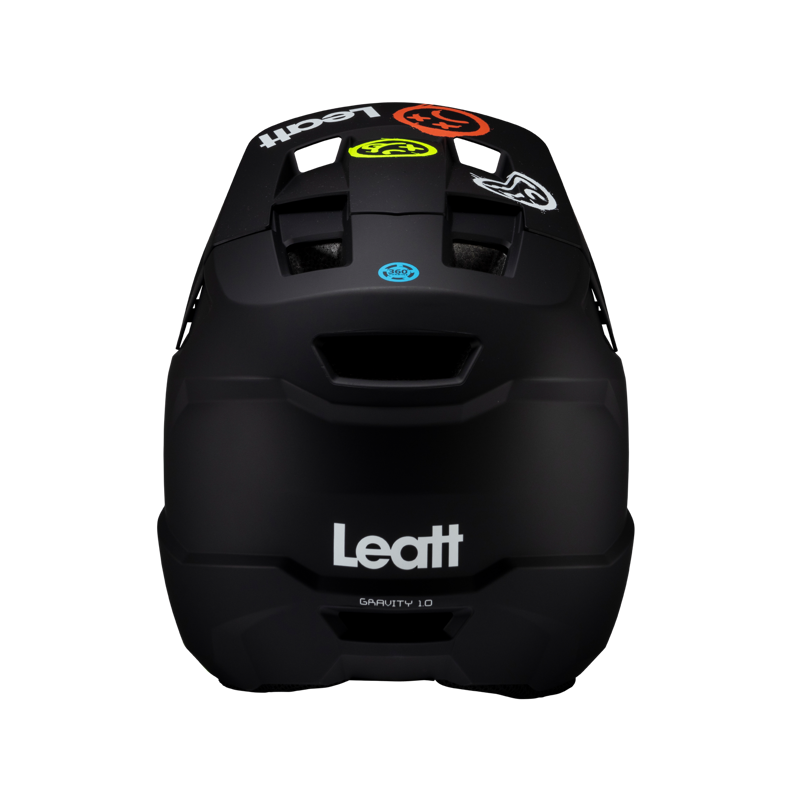 Leatt Gravity 1.0 MTB Jr. Helmet in Black-3