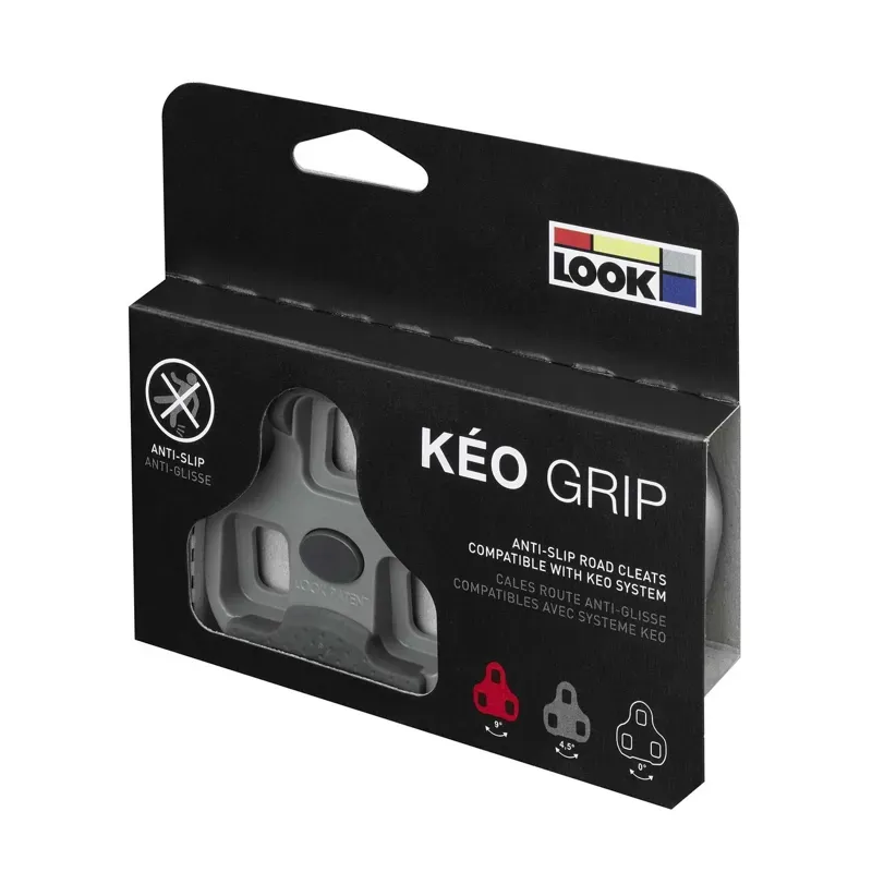 Look Keo Grip 0deg Cleats in Grey-4