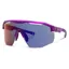 Madison Eyewear Cipher Purple Mirror Lens Sunglasses in Crystal Gloss Purple