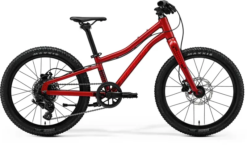 Merida Matts J.20+ Kids Bike in Dark Strawberry/Race Red/Black