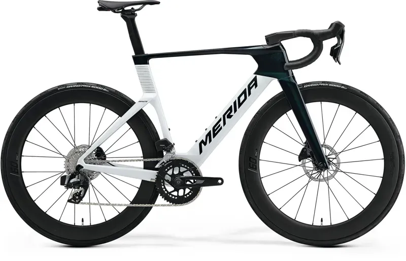 Merida Reacto 7000 Road Bike in Halo Green/White Green