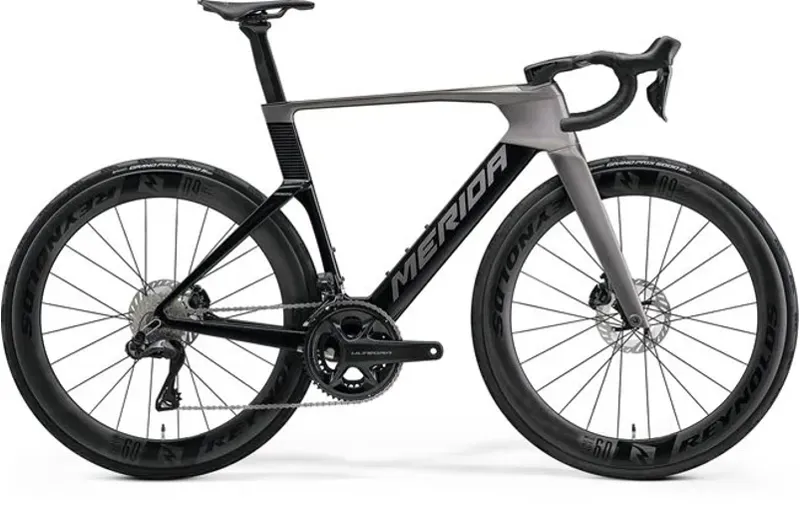 Merida Reacto 9000 Road Bike in Grey/Black Grey