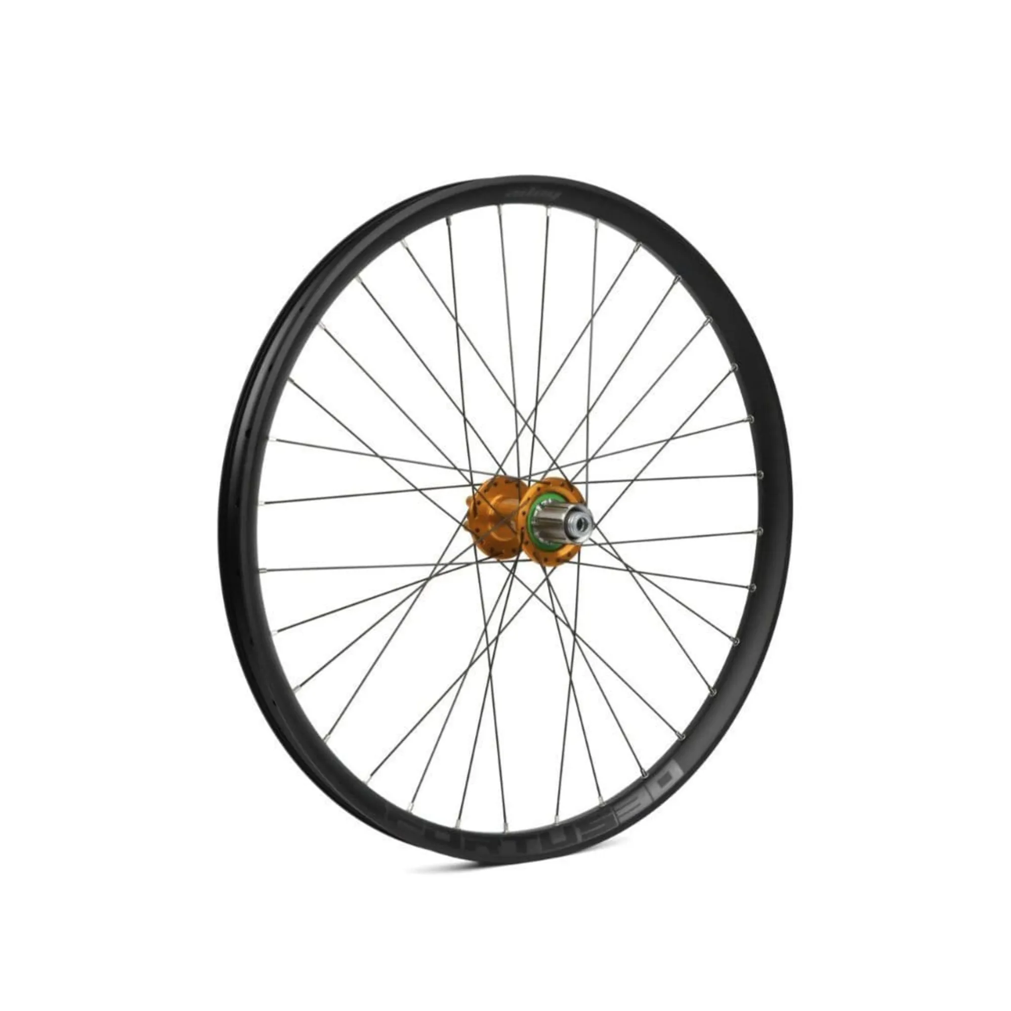Hope Fortus Pro 4 27.5 inch 30W 135mm Downhill Rear Wheel in Orange