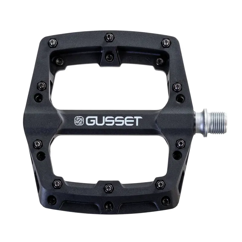 Gusset Components Slim Jim Nylon Mountain Bike Pedals in Black