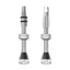 Peatys Holeshot Fast Flow Tubeless Valves - 60mm / (Box Of 12) Silver 60mm - box of 12