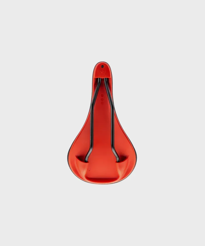 Peaty's Monarch 4130 Rail / Nylon Base Saddle - Red-1