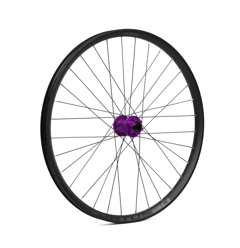Hope Fortus 30W Pro 4 27.5 Front Wheel in Purple-5