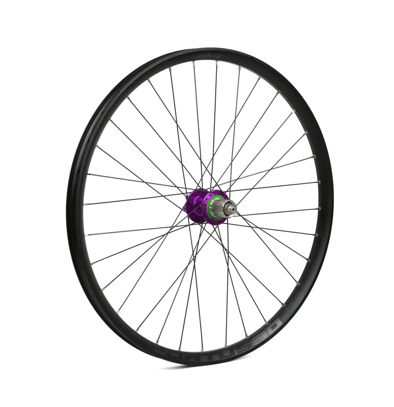 Hope Fortus 30W Pro 4 27.5 Front Wheel in Purple-1