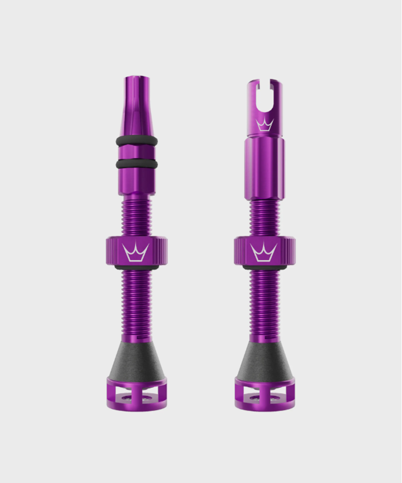 Peatys Holeshot Fast Flow Tubeless Valves Violet