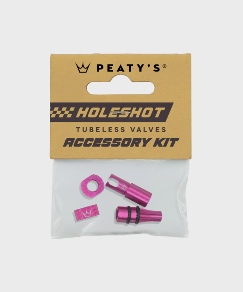 Peatys Holeshot Fast Flow Tubeless Valves Accessory Kit Punch